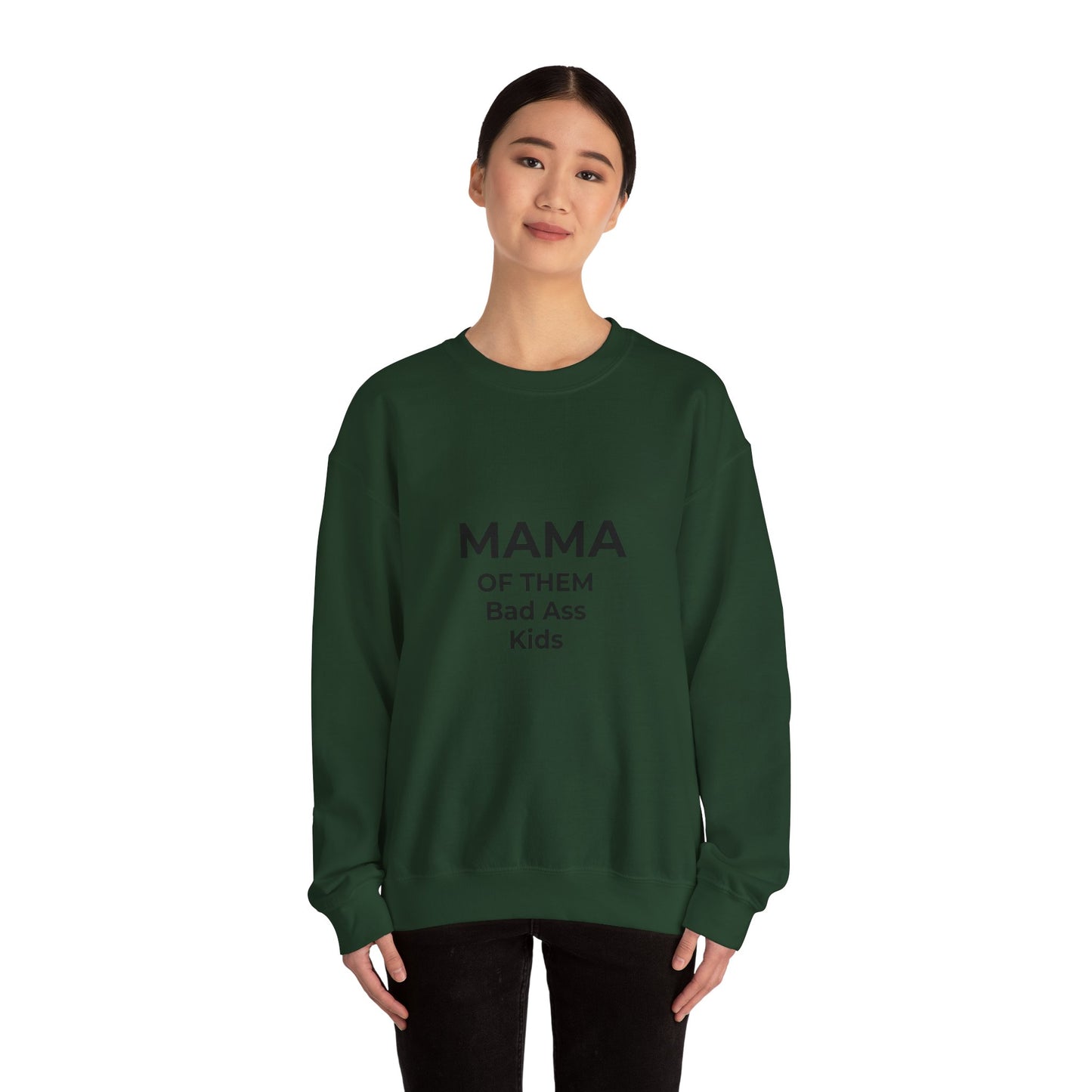 Mama of Them Bad Ass Kids Sweatshirt — Funny Mom Crewneck