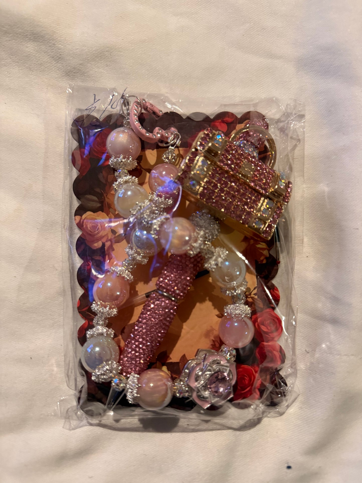 Assorted  designs keychains with matching pens