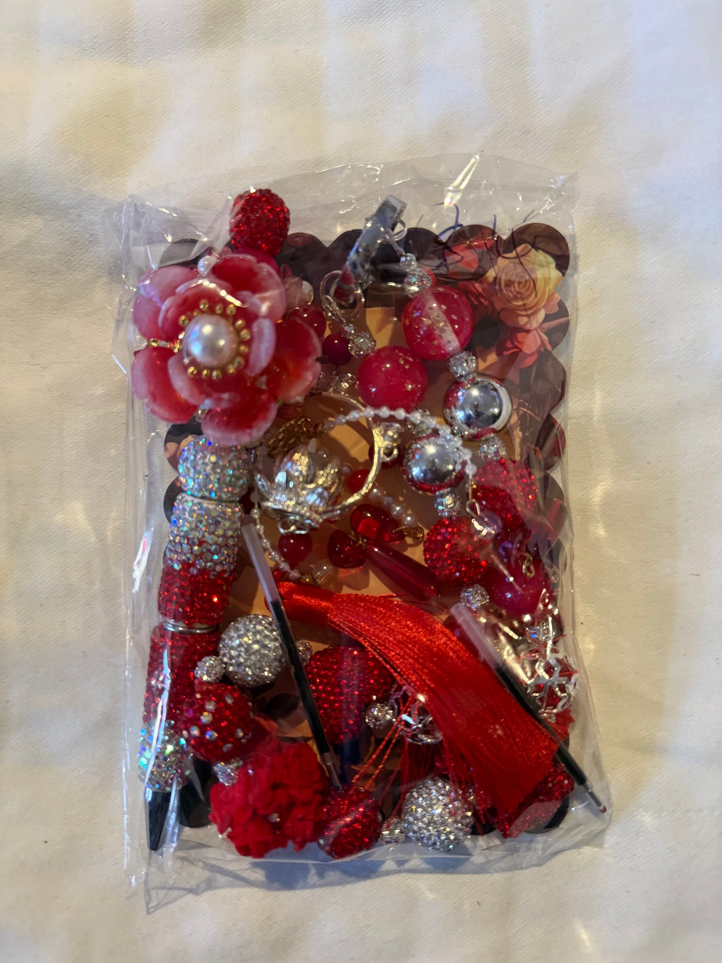 Assorted  designs keychains with matching pens