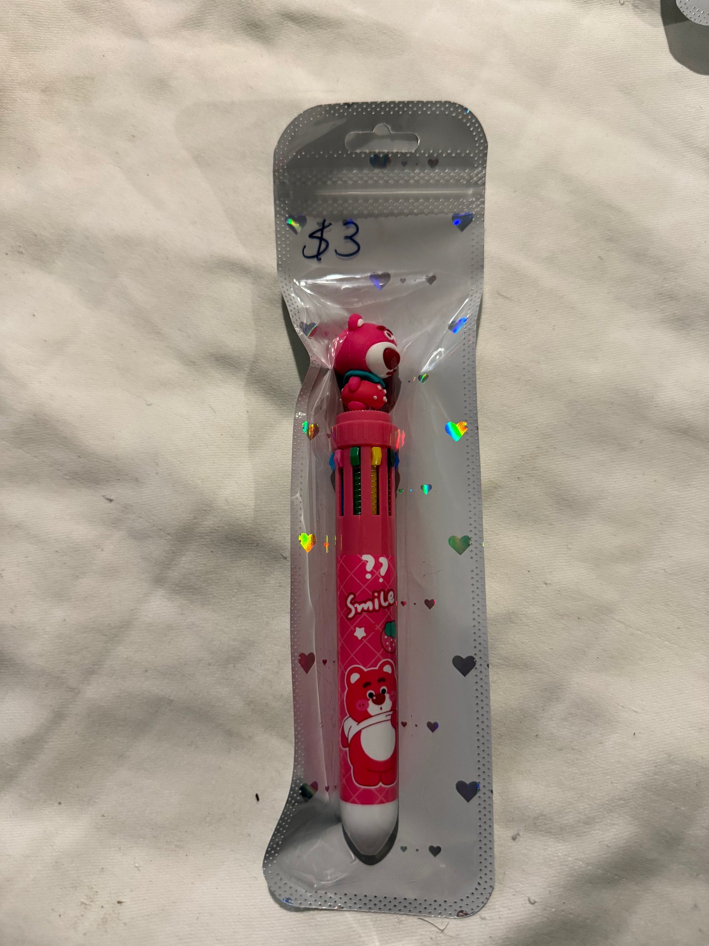 Purple bear pen