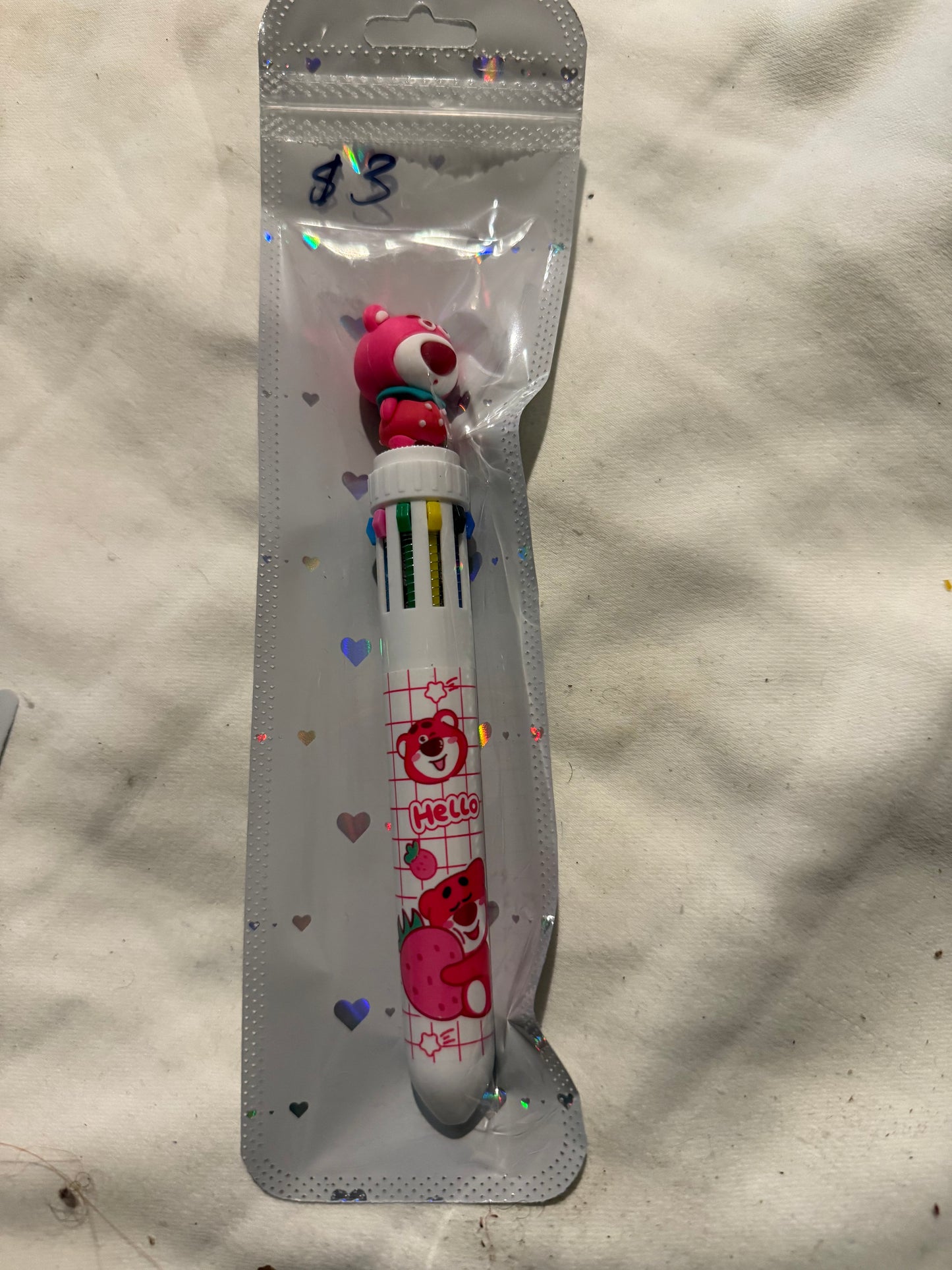 Purple bear pen